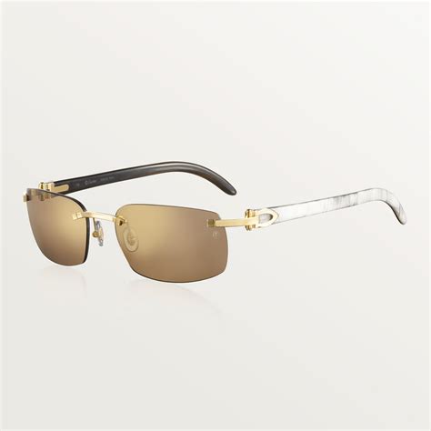 buffs sunglasses cartier|cartier sunglasses buffalo horn.